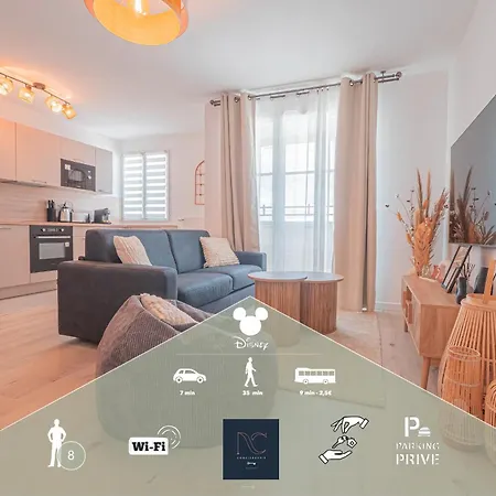Disneyland-paris - 8 Personnes, Wifi, Parking * סאריס